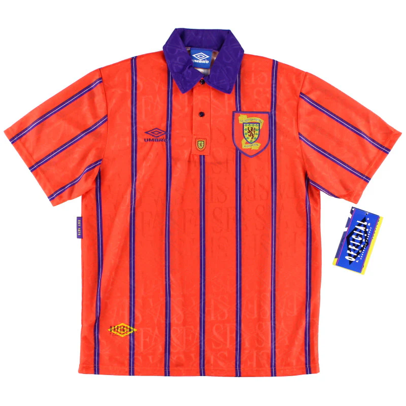 1993-95 Scotland Umbro Away Shirt *w/tags* XXL