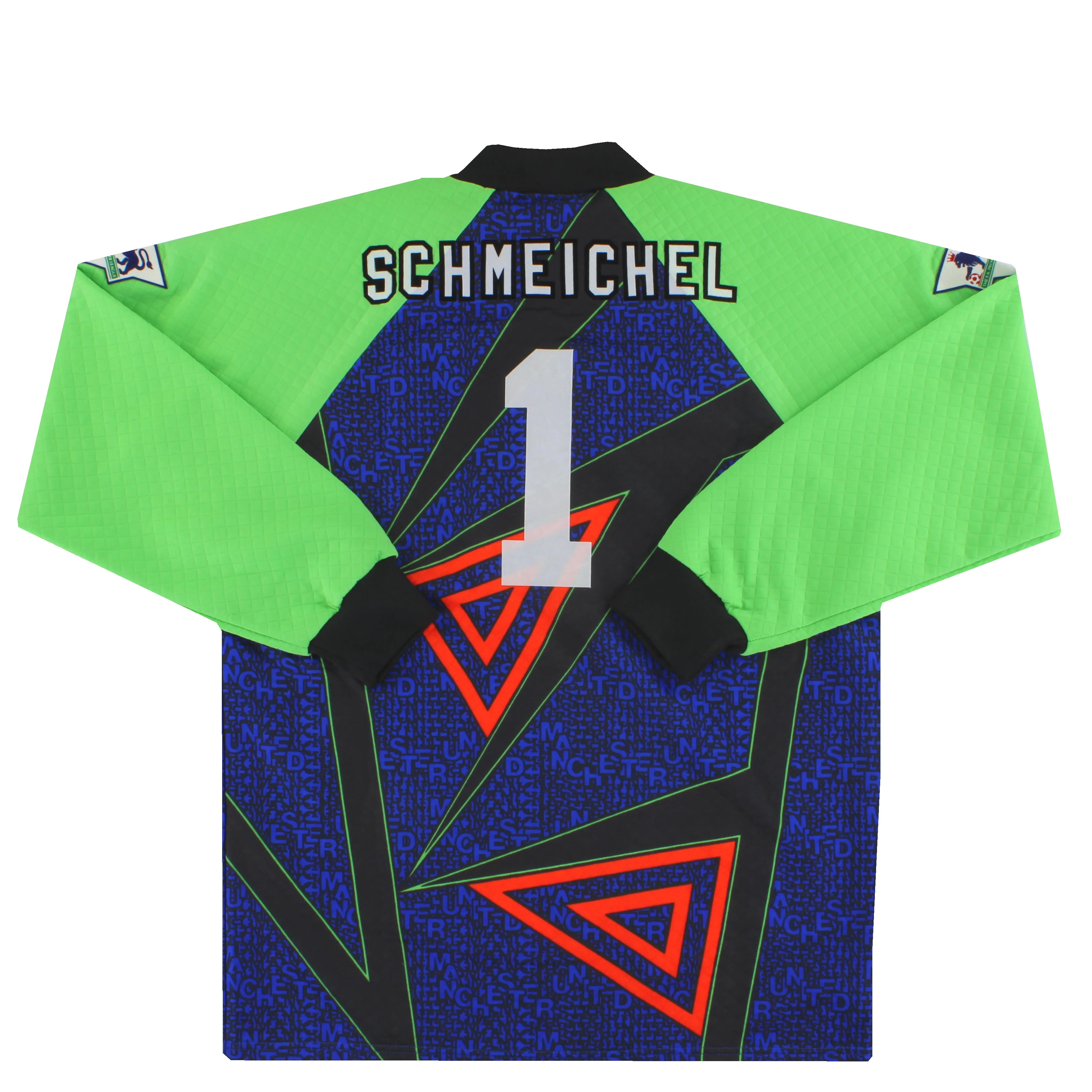 1994-96 Manchester United Umbro Goalkeeper Shirt Schmeichel #1 *Mint* M
