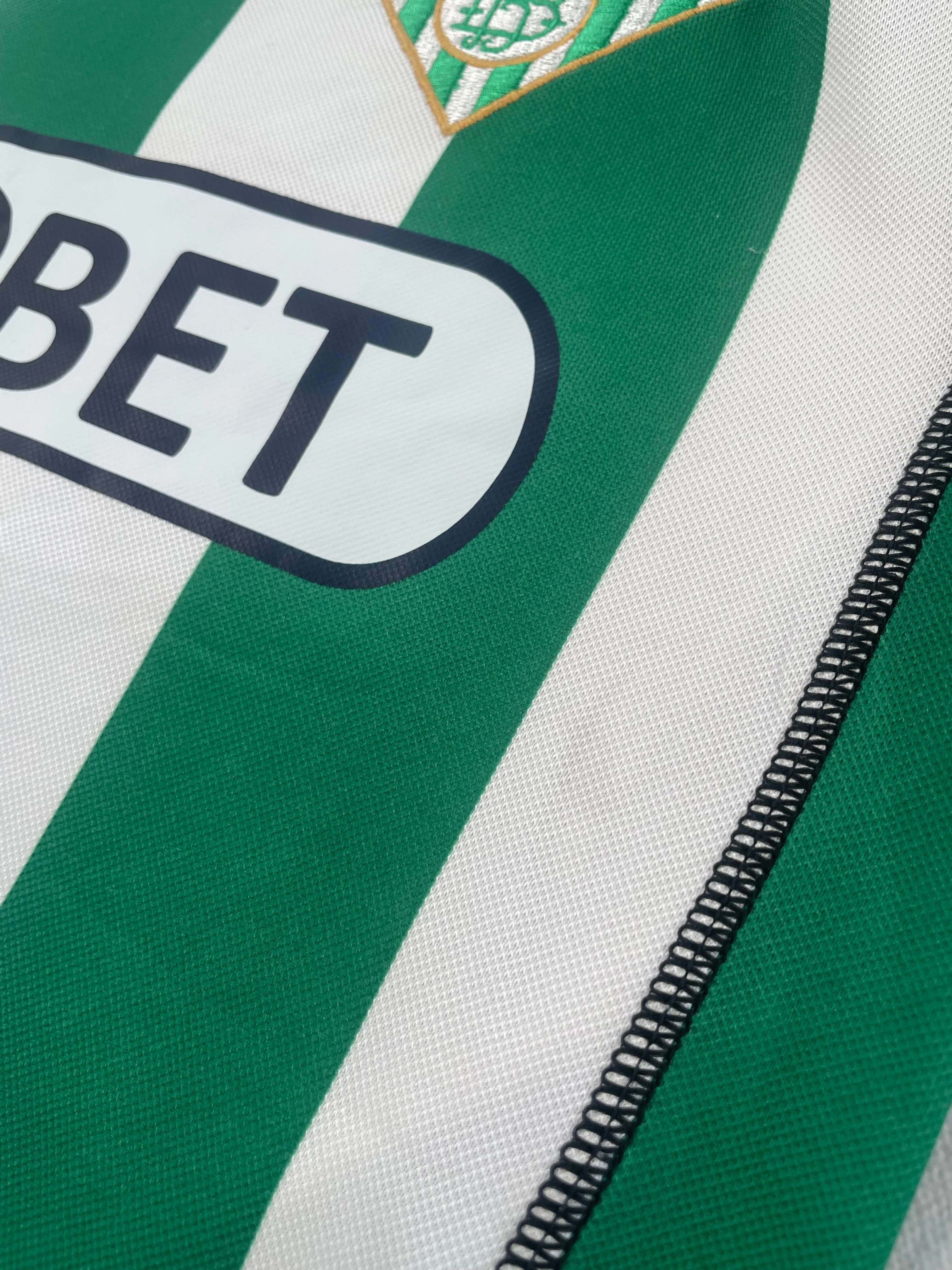 2004/06 Real Betis Oliviera #12 Home Shirt (M) Kappa - Image 3
