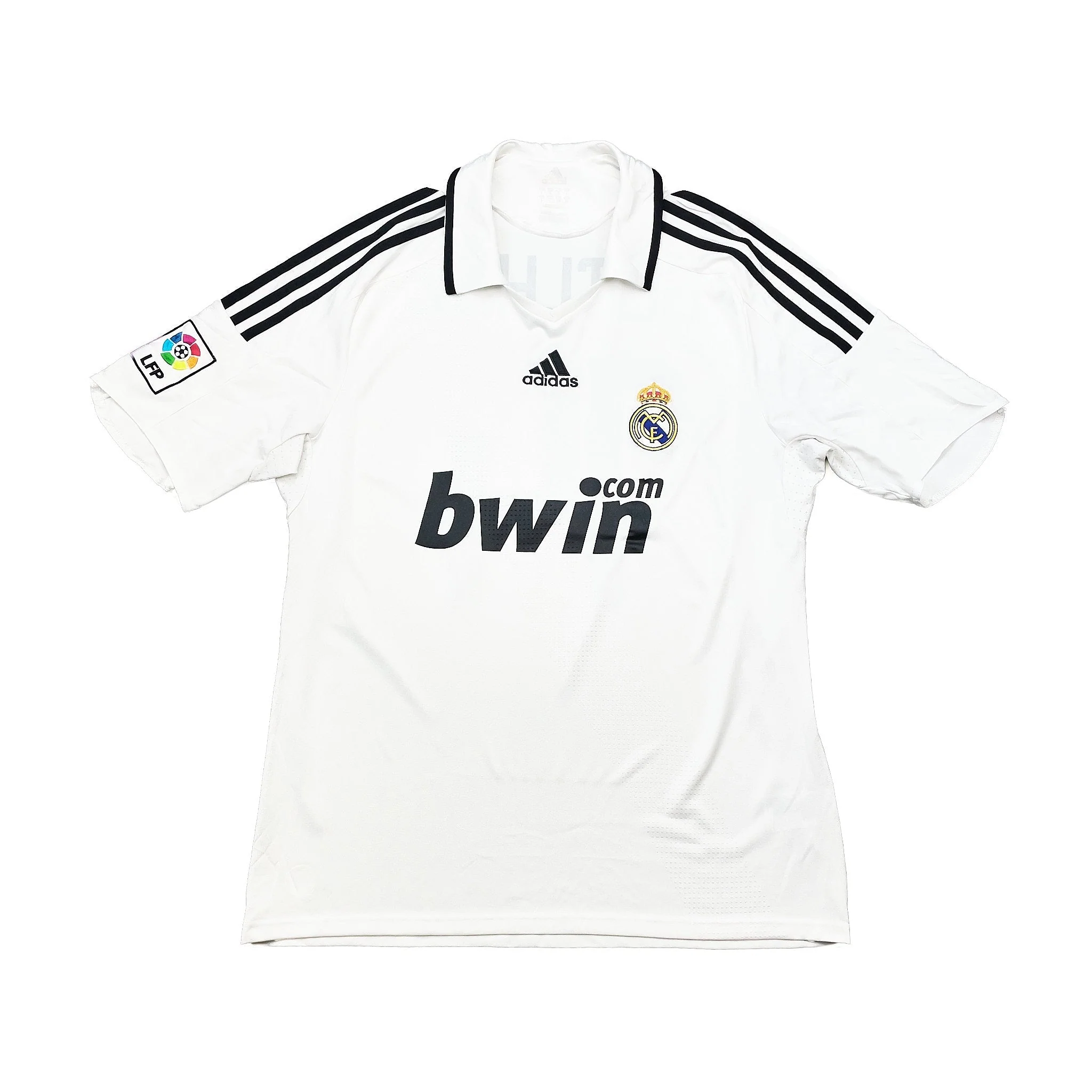 2008/09 Real Madrid Guti Haz #14 Home Shirt (L) Adidas - Image 2