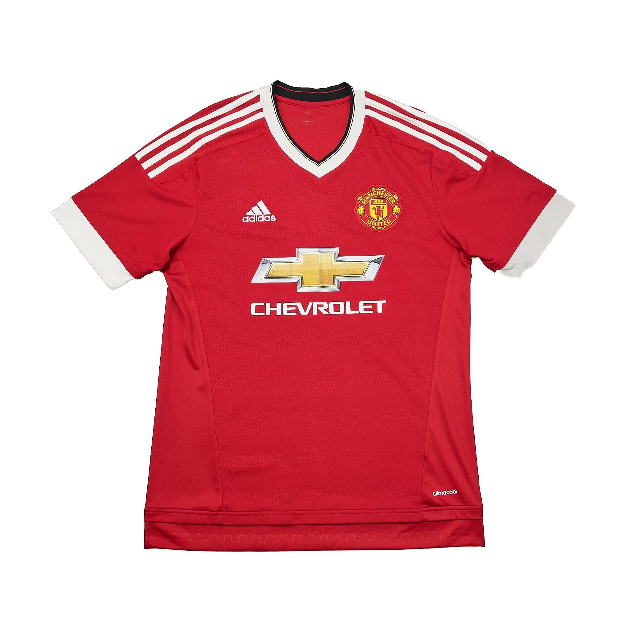 2015/16 Manchester United Memphis #7 Home Shirt (M) Adidas - Image 2